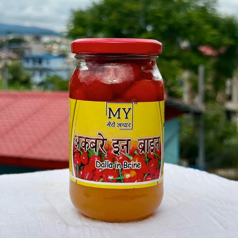 Dalle in Brine jar