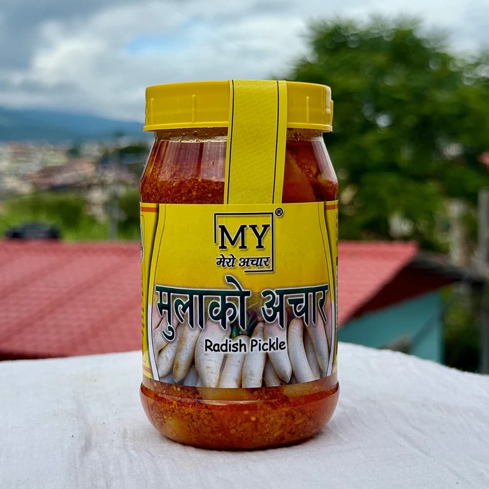 Radish Pickle jar