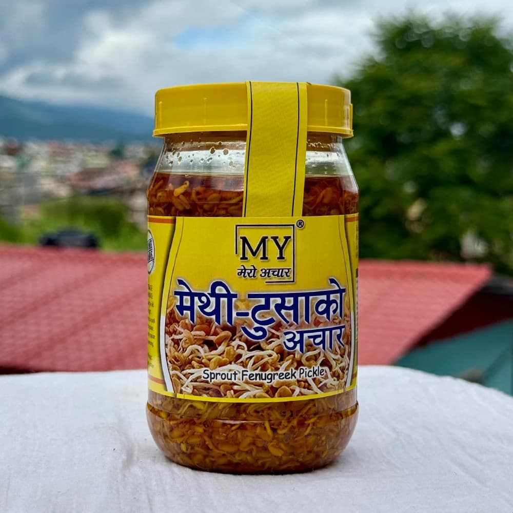 Sprout Fenugreek jar